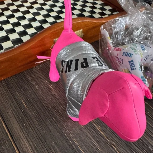 Victoria’s Secret pink dogs bundle VS DOGS pups confetti opening day dog vest - Picture 2 of 13